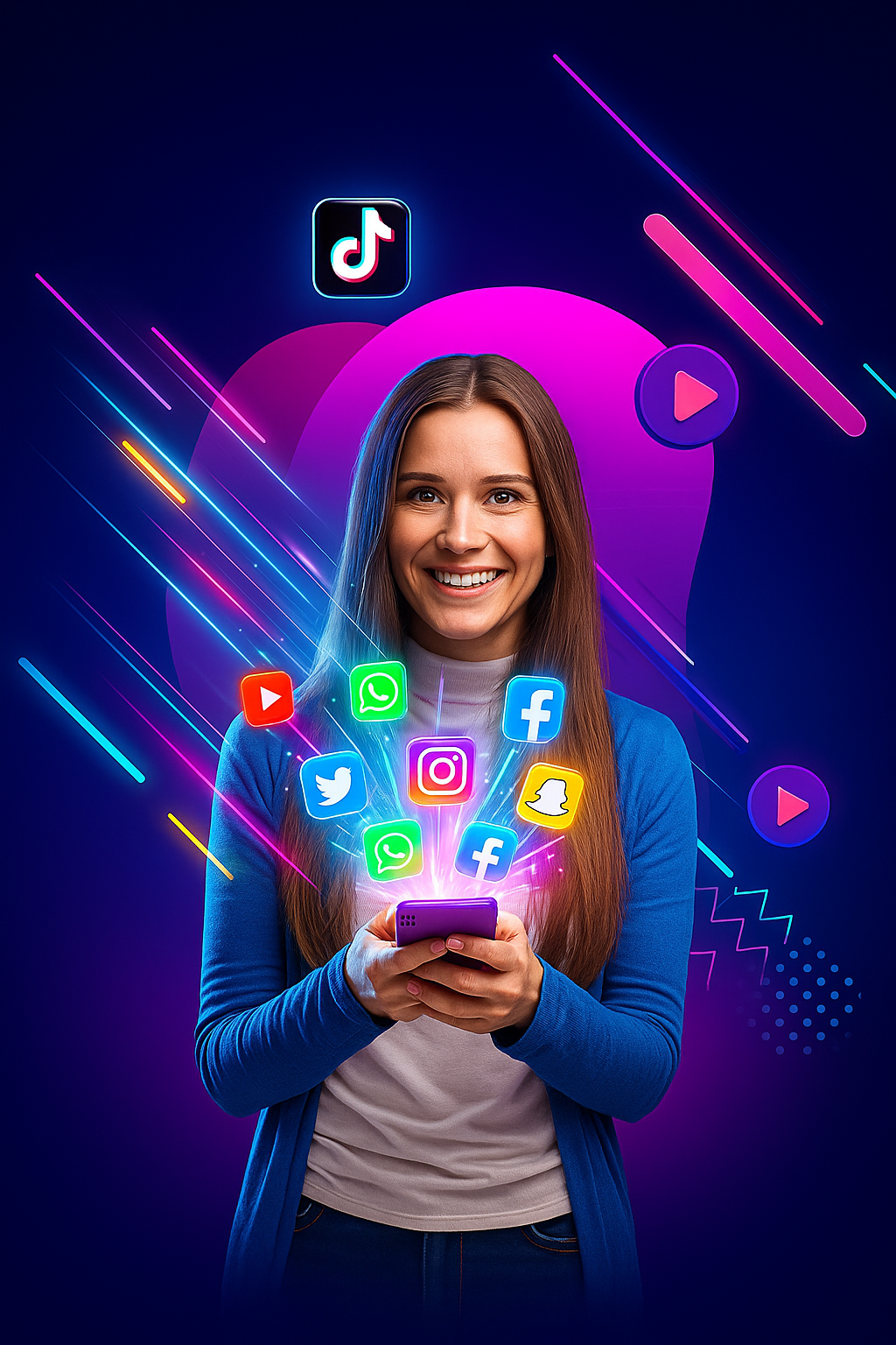 Groveit social media marketing campaign strategy expert working illustration